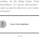 Genial: Touchbildschirm auf PocketBooks deaktivieren Genial: Touchbildschirm auf PocketBooks deaktivieren