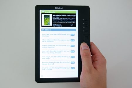Strom für eBook-Reader