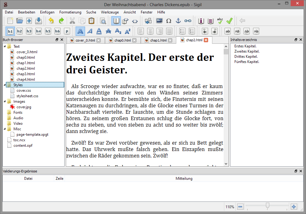 Sigil Ein Open Source Editor Fur Epub Dokumente Papierlos Lesen