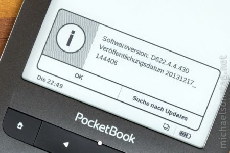 Neue Firmware 4.4 für PocketBook Touch