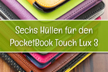 Sechs Hüllen für PocketBook-Reader