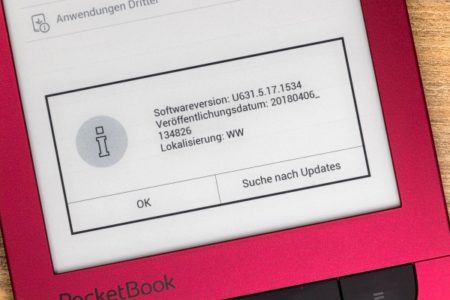 Firmware bringt signifikante Neuerung auf PocketBook Touch HD 1 + 2