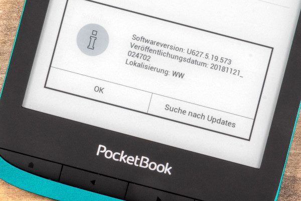 PocketBook Touch Lux 4: Firmware 5.19.573